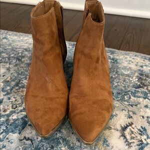 Universal Thread Brown Suede Ankle Booties